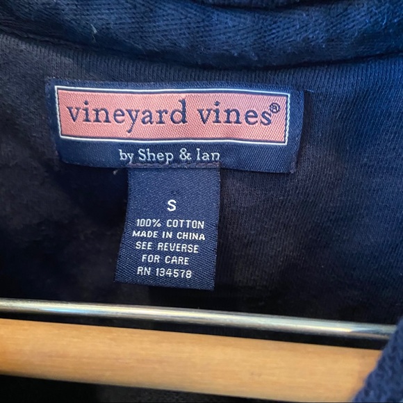 Vineyard Vines Quarter ZIP Sweatshirt.  Size Small. - Picture 5 of 11
